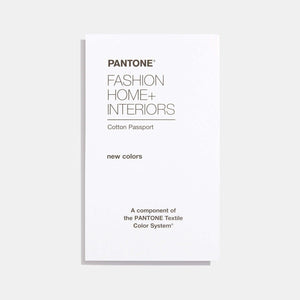 Pantone Fashion, Home + Interiors Cotton Passport Supplement
